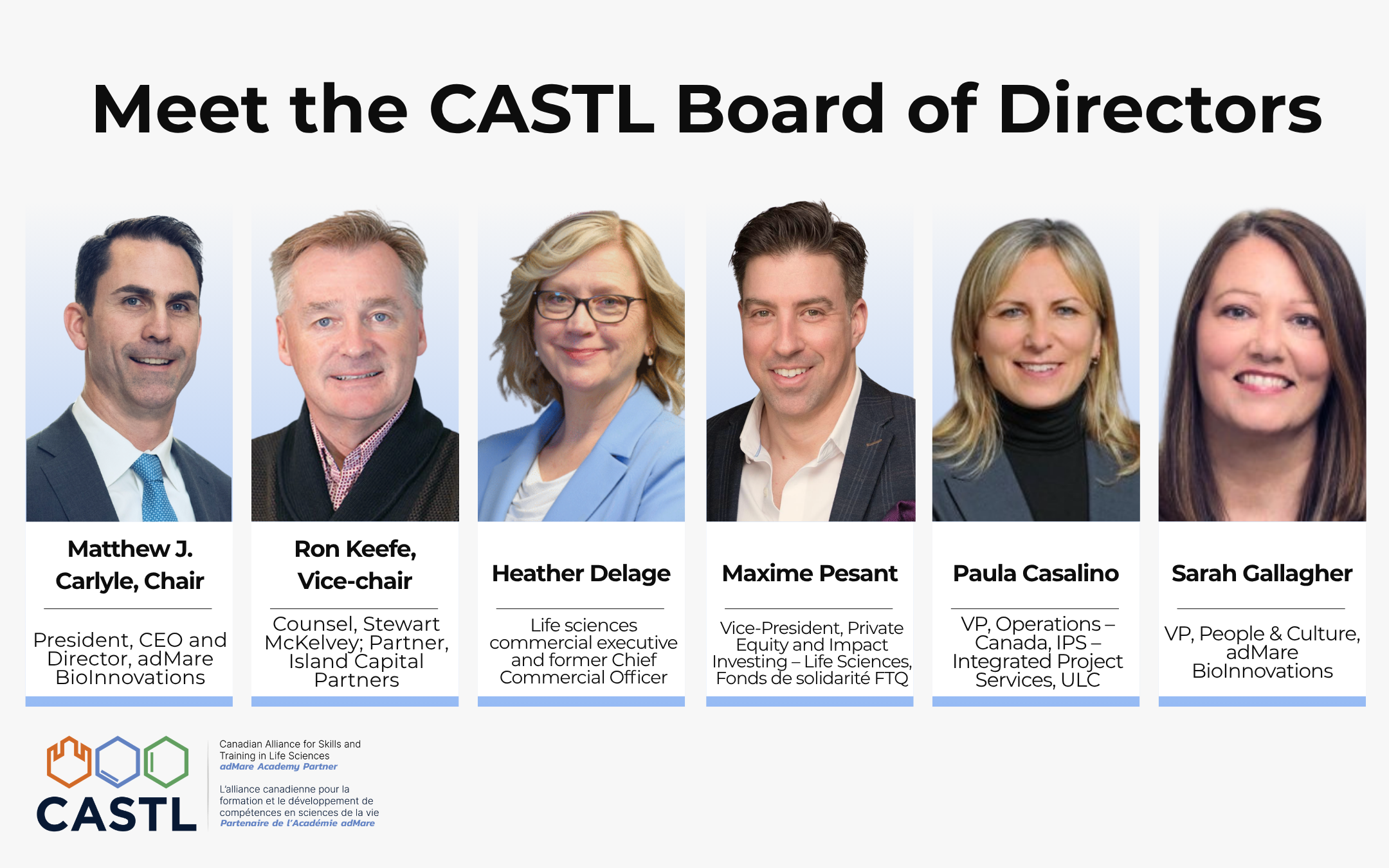 CASTL Welcomes New Board Members